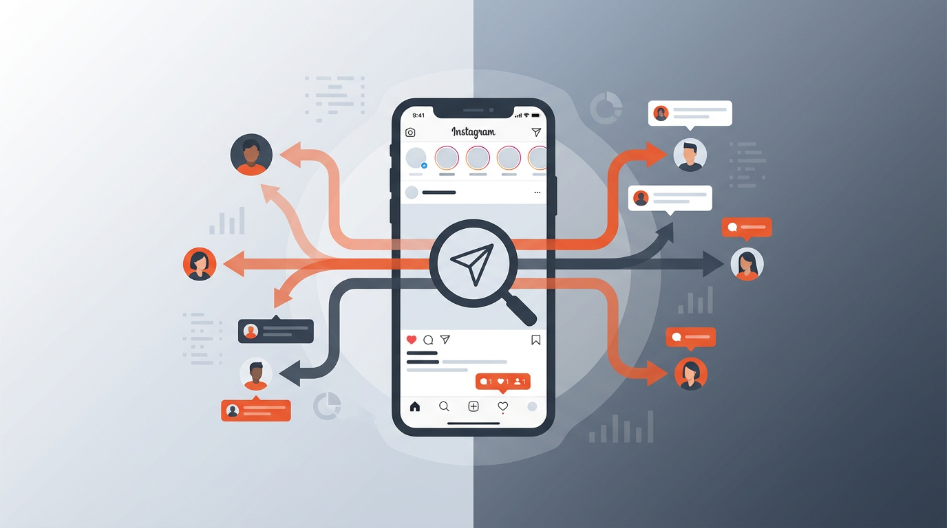 Instagram post analytics screen showing share insights, how to know who shared your instagram post​