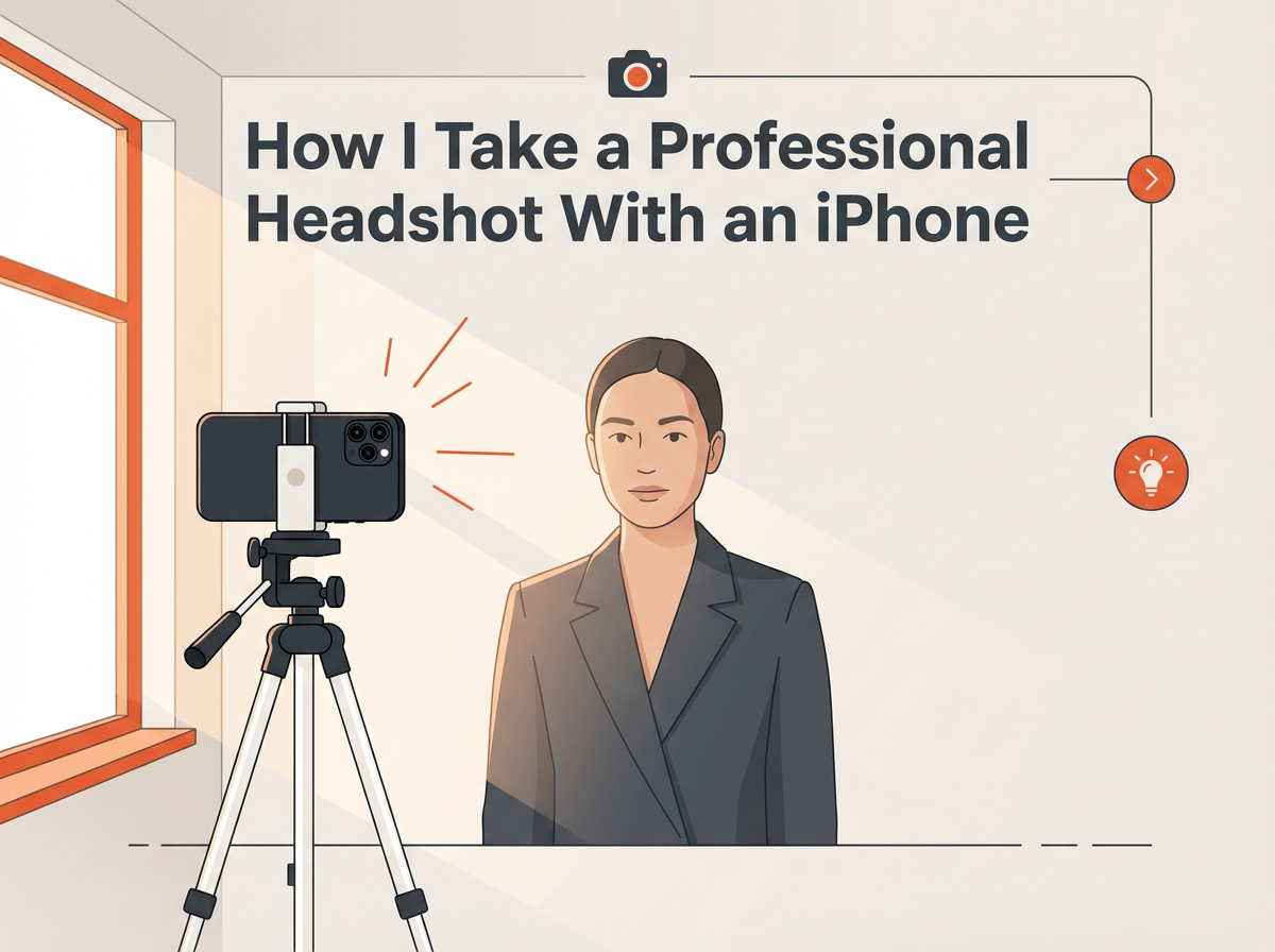 Here’s how I take a professional headshot with an iPhone (and get results that look studio-level)