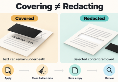 How to Black Out Text in a PDF Safely