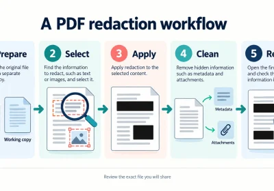 How to Redact a PDF: A Complete Sharing Workflow